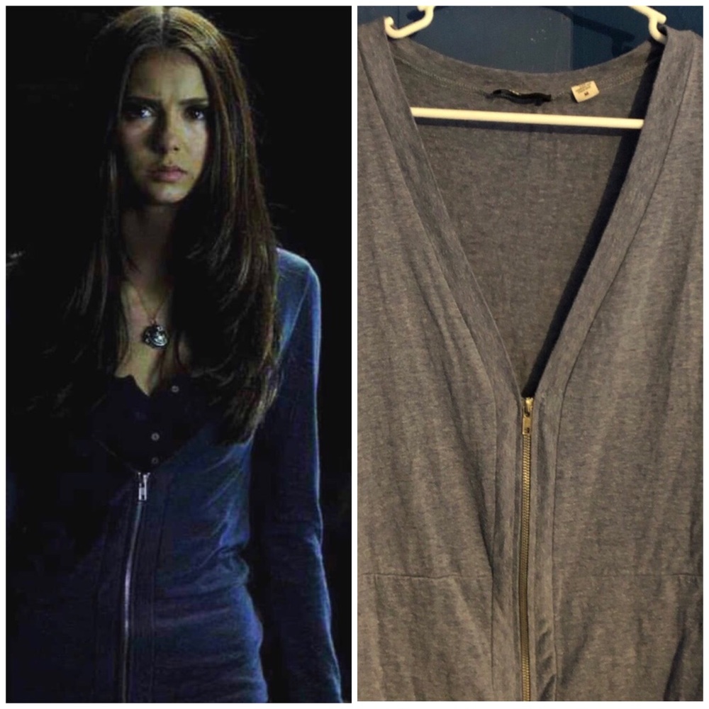 ASO Elena Gilbert BDG Zip Up Cardigan